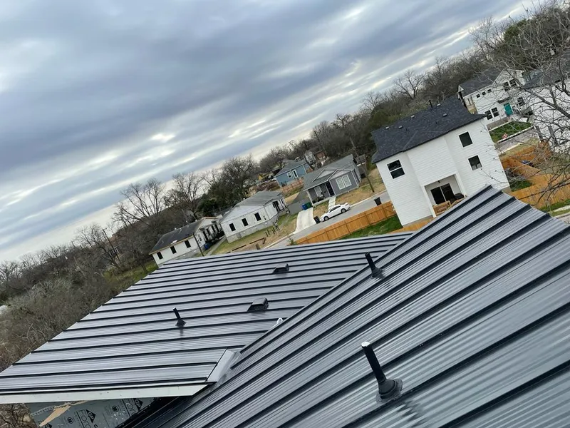 Standing seam metal roof panels with vents for Skylight Repair in Caribou